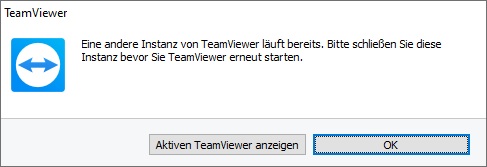 TeamViewer-Meldung