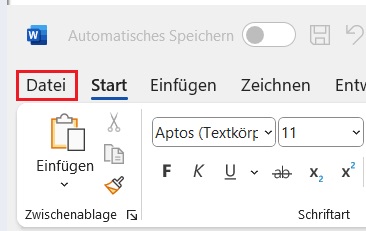Microsoft Office - Datei